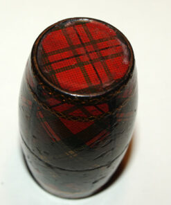 Tartanware Barrel Shaped Thimble Holder (McLean)