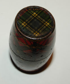 Tartanware Barrel Shaped Thimble Holder (McLean) - Image 3
