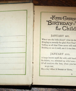 Birthday Book for Children by Kate Greenaway - Image 7