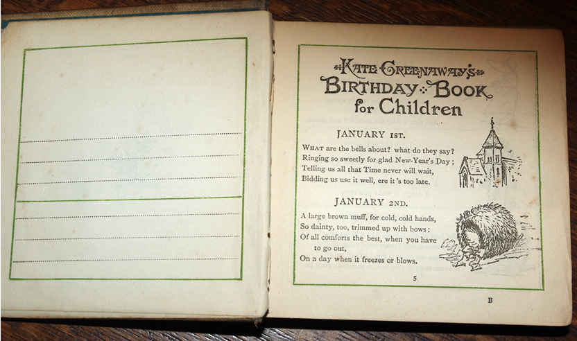 Birthday Book for Children by Kate Greenaway - Image 7