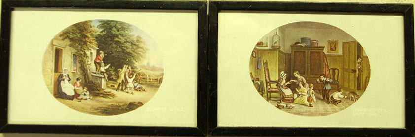 Le Blond Ovals on Postcards by Etheridge