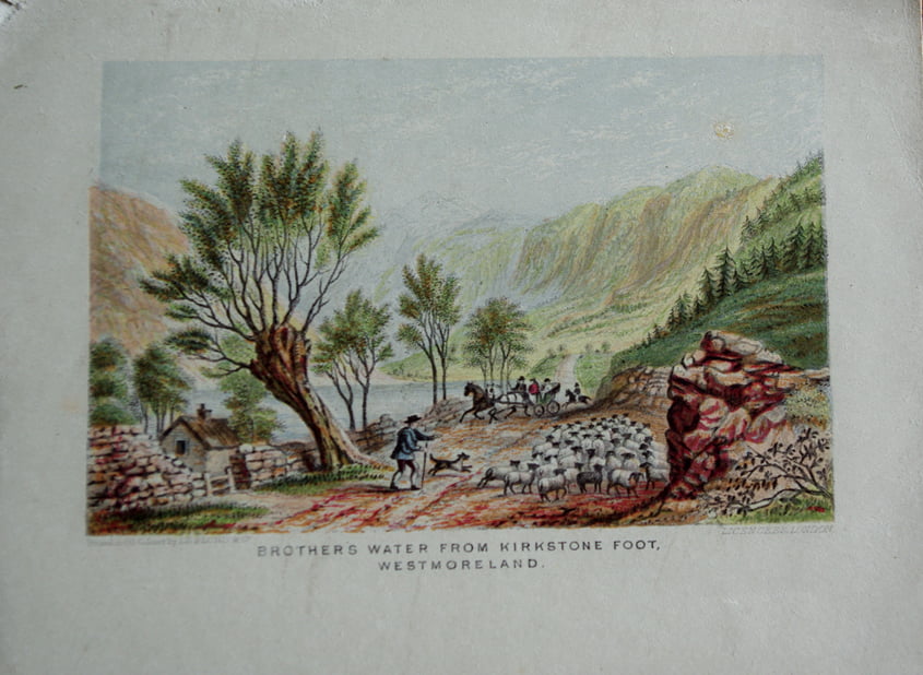 Brother's Water from Kirkstone Foot, Westmoreland.