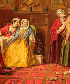 Alternative view of Country Cousins by GC Leighton d 1895