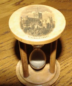 Alternative view of Mauchline ware Egg Timer "St Johns College Oxford".