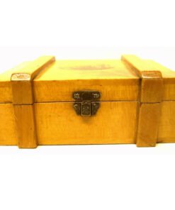 Alternative view of Mauchline ware Trunk Box "Cardiff Castle".