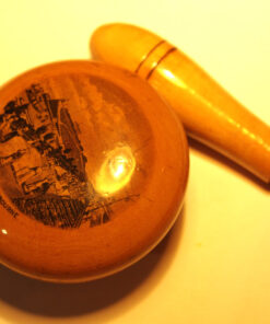 Mauchline Ware Darning Mushroom "Wish Tower, Eastbourne". - Image 3