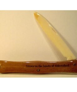 Alternative view of Mauchline ware Unusual Fruit Knife "Grown on the Lands of Abbotsford".
