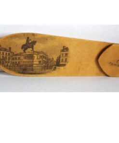 Alternative view of Mauchline ware French View Page Marker "Orleans, Place du Martroy".