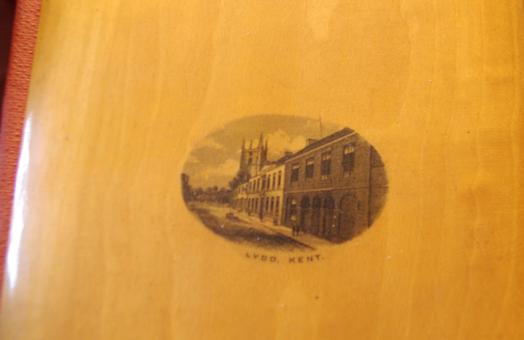 Mauchline ware Blotter Desk Accessory "Lydd". - Image 2