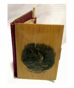 Mauchline ware Needle Pocket "Lower Moness Falls".