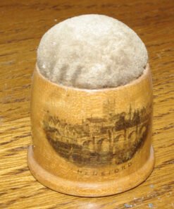 Mauchline ware Pin Cushion "Hereford".