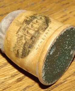 Alternative view of Mauchline ware Pin Cushion "Hereford".