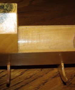 Mauchline ware Cradle "Seaton Hirst Church ". - Image 3