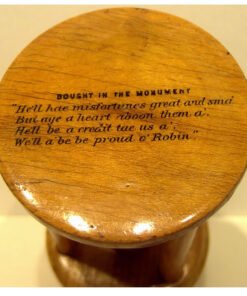Alternative view of Mauchline ware Egg Timer "Burns Monument".