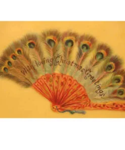 Alternative view of Watercolour of a Fan Christmas Gift