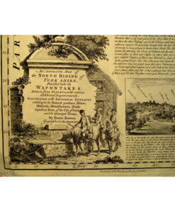 Alternative view of Antique Map of North Yorkshire by Emanuel Bowen