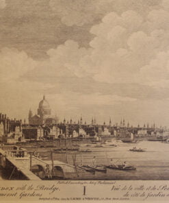 A West View of London with the Bridge, taken from Somerset Gardens.
