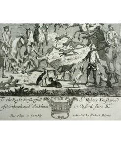 Alternative view of The Gentleman's Recreation 1686 "The Death of ye Hare with fleet Hounds" earliest known illustration of British Field sports. BLOME, Richard (1635-1705).