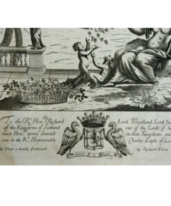 Alternative view of The Gentleman's Recreation 1686 "Flora" earliest known illustration of British Field sports. BLOME, Richard (1635-1705).
