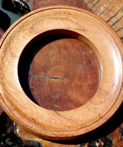 Prattware Pot Lid Frame in Cherry