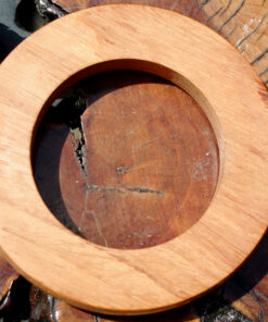 Prattware Pot Lid Frame in Cherry - Image 3
