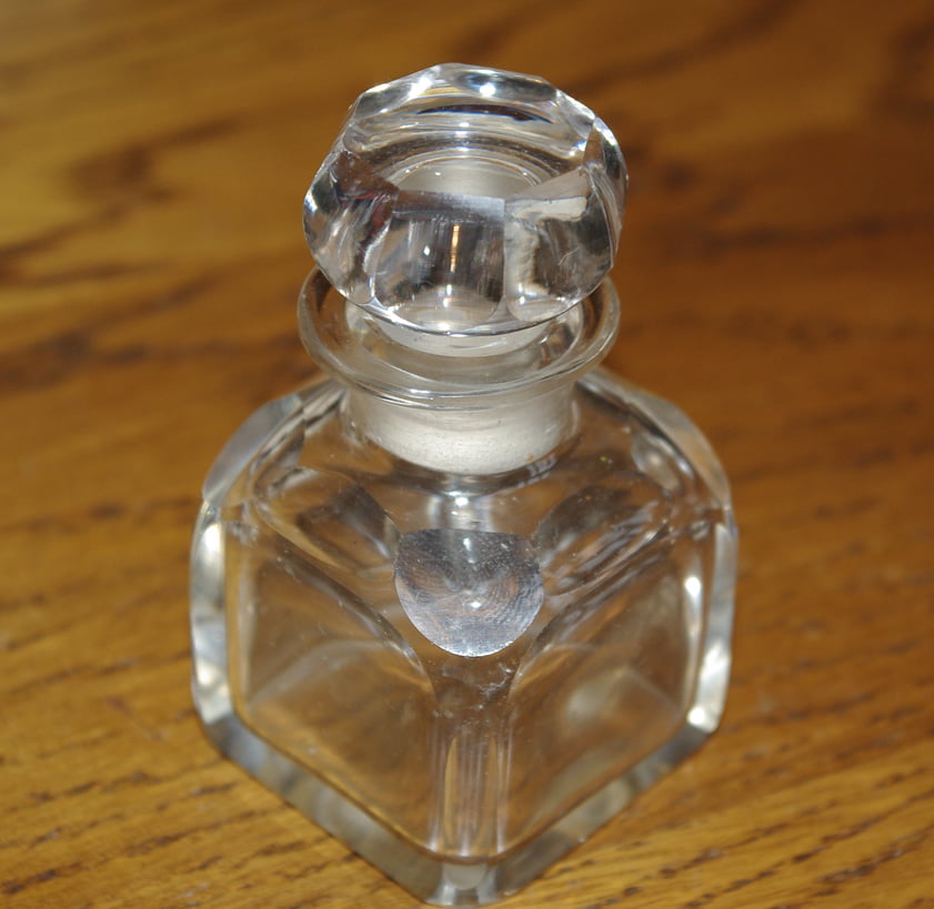 Glass Dressing Table Bottle