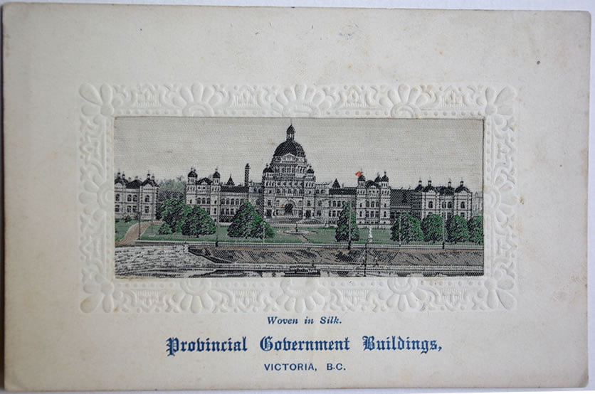 Steven's Postcard Provincial Government Buildings, Victoria BC