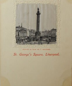 Silk Postcard St George's Square, Liverpool