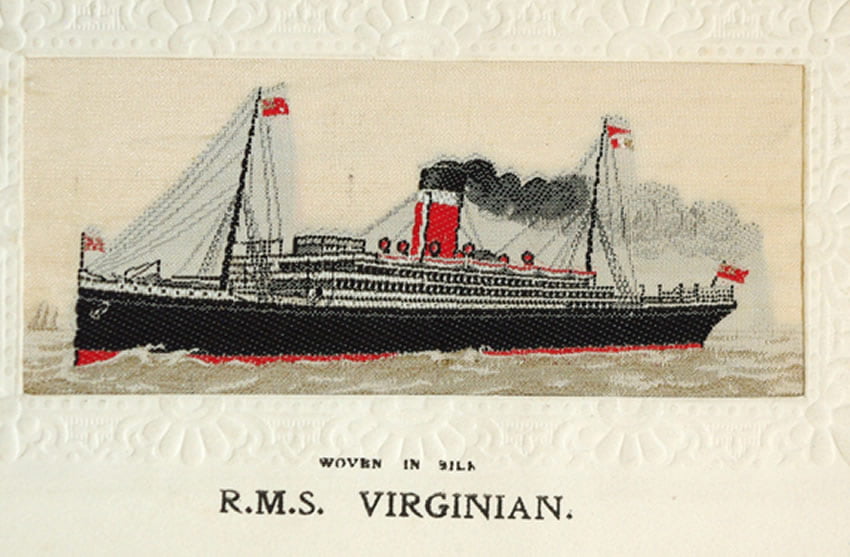 Steven's Postcard RMS Virginian - Image 3