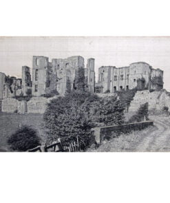 Alternative view of Stevengraph of Kenilworth Castle