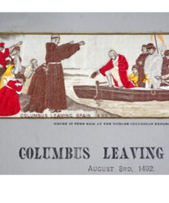 Stevengraph of Columbus Leaving Spain - Image 4