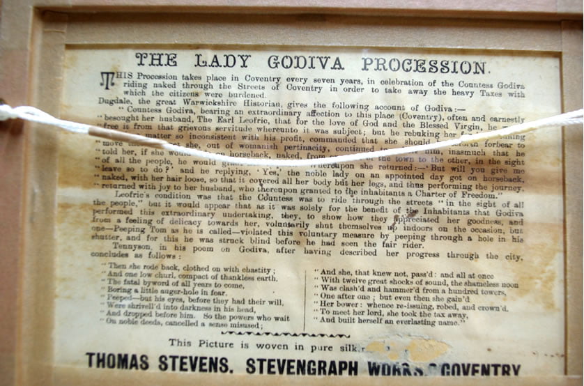 Stevengraph of The Lady Godiva Procession - Image 4
