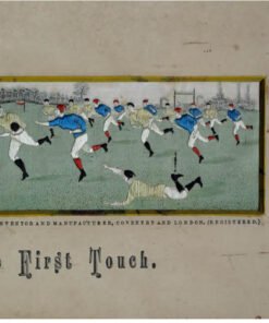 Alternative view of Stevengraph of The First Touch