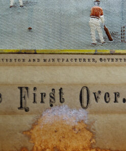 Stevengraph of  The First Over - Image 3