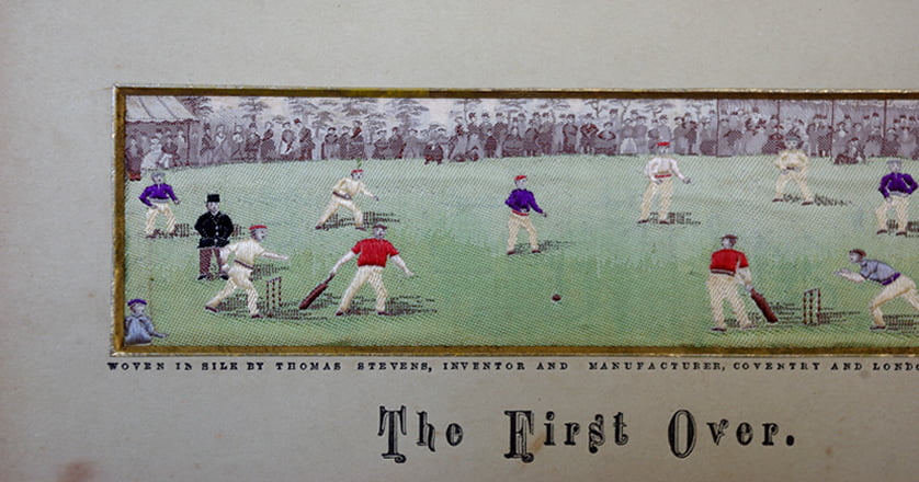 Stevengraph of The First Over - Image 3