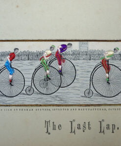 Alternative view of Stevengraph of  The Last Lap