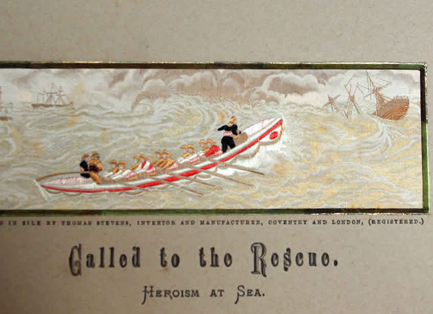 Stevengraph of Called to the Rescue - Image 3