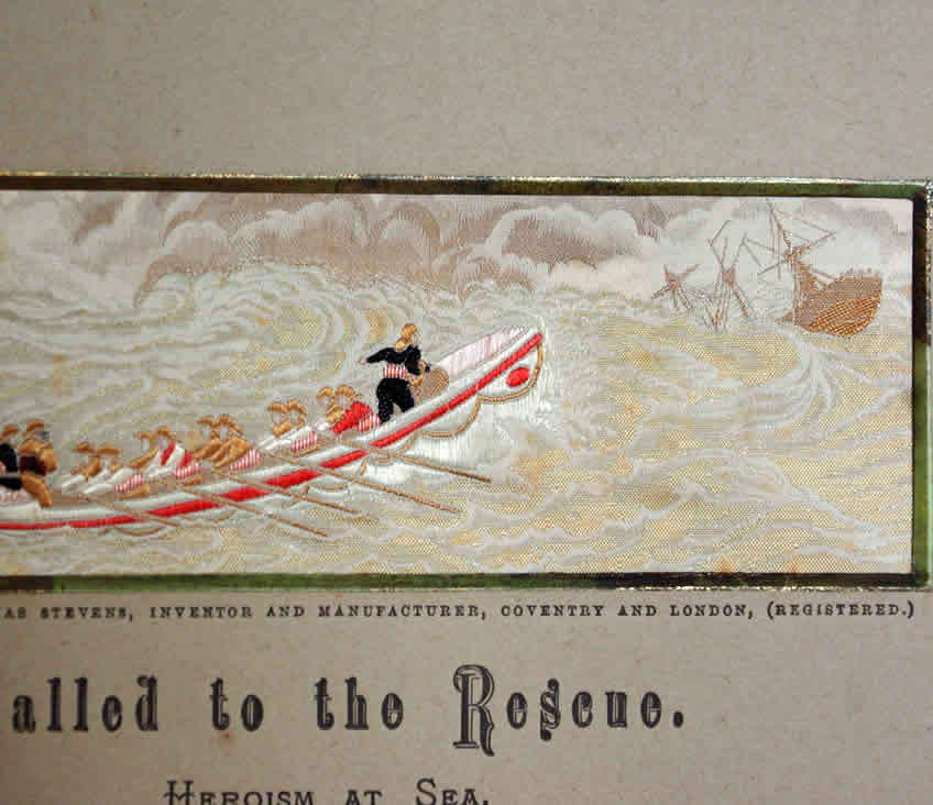 Stevengraph of Called to the Rescue - Image 4