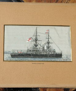 Stevengraph of HMS Majestic