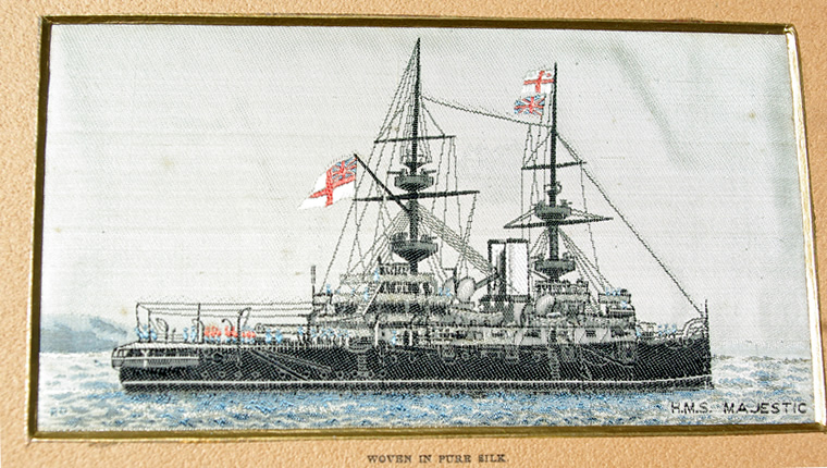 Stevengraph of HMS Majestic - Image 4