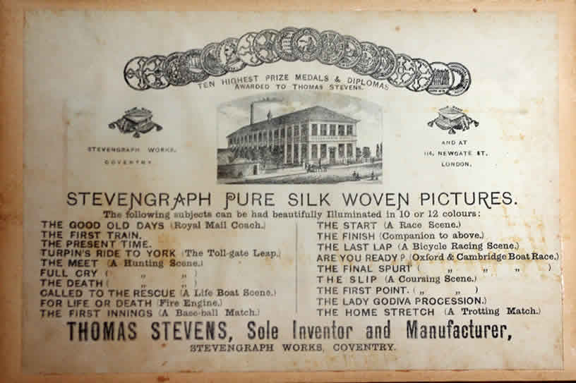 Stevengraph of The Good Old Days - Image 5