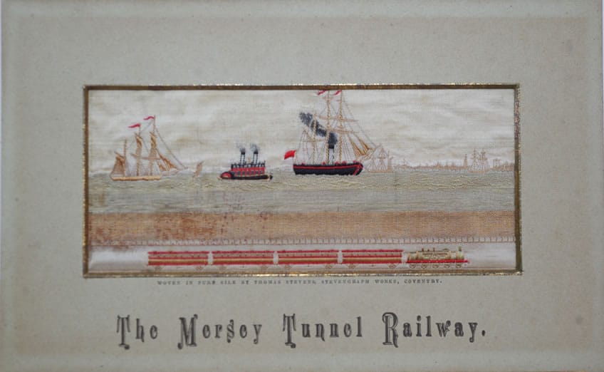 Stevengraph of The Mersey Tunnel Railway