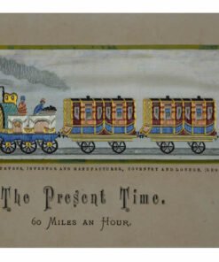 Stevengraph of The Present Time - 60 Miles an Hour - Image 4