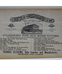 Stevengraph of The Present Time - 60 Miles an Hour - Image 4
