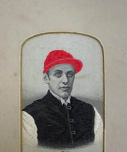 Alternative view of Stevengraph of The Late Fred Archer - Lord Falmouth Colours