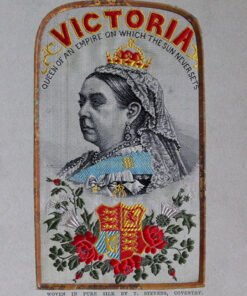 Alternative view of Stevengraph of Her Majesty Queen Victoria