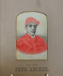 Stevengraph of  The Late Fred Archer - Mr Manton Colours
