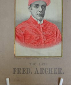 Stevengraph of  The Late Fred Archer - Mr Manton Colours - Image 4