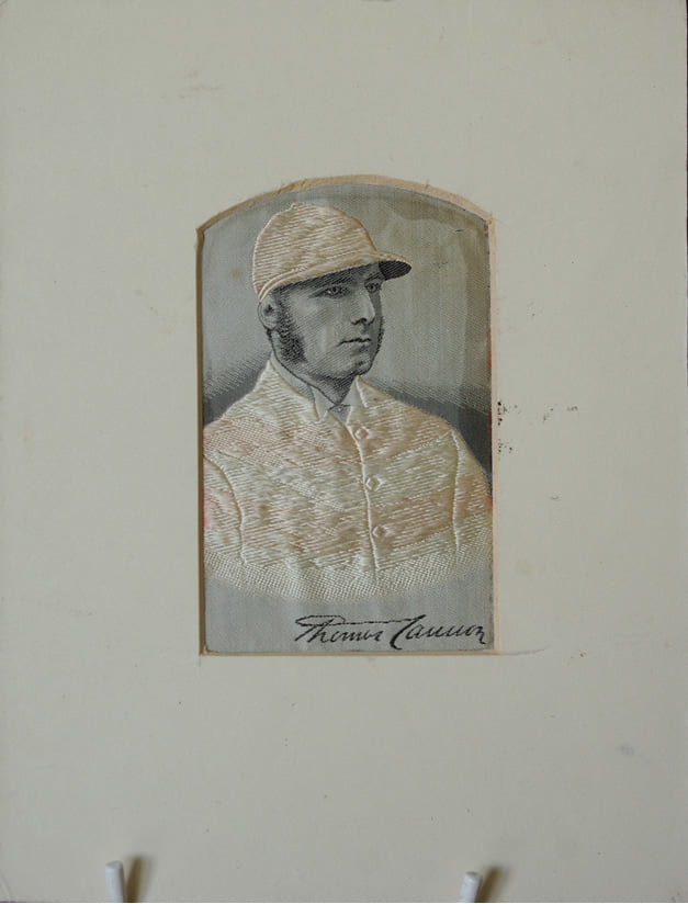 Stevengraph of Tom Cannon - Lord Roseberry Colours