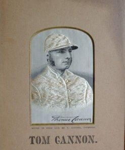 Stevengraph of Tom Cannon - Lord Roseberry Colours